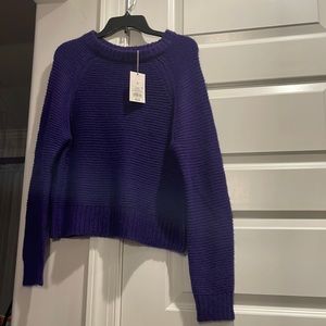 Dark purple sweater
